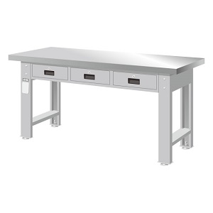 橫三屜型不銹鋼桌板